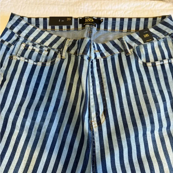 L&B Flare Bellbottom Jeans Plus Size 20 - Picture 2 of 9